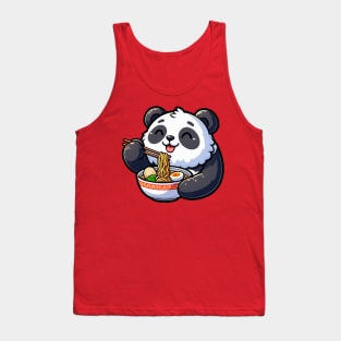 Panda Loves Ramen Tank Top